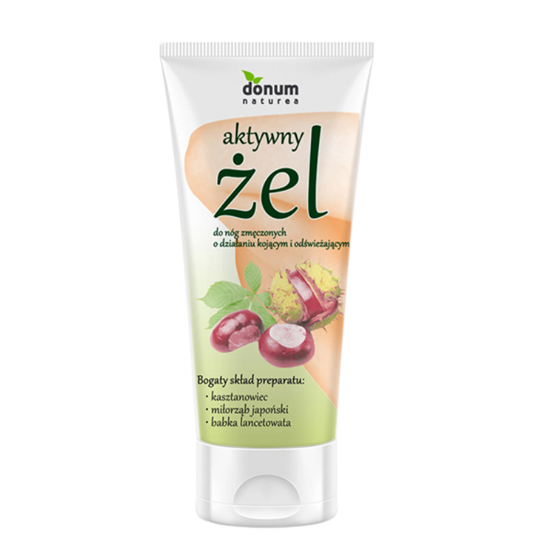 Żel do nóg zmęczonych z kasztanowca 200ml Donum Naturea